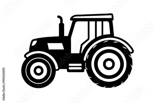 tractor isolated on a white background