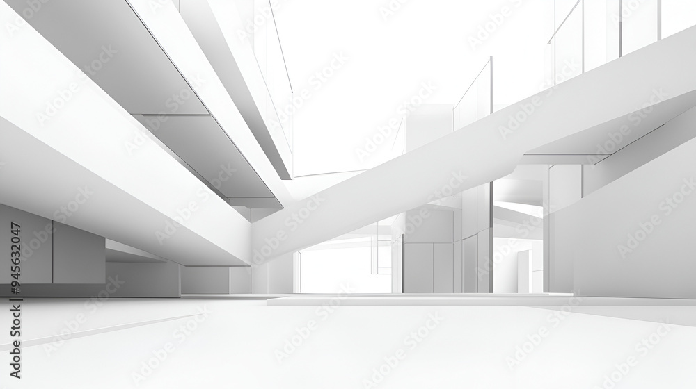 modern 3d building sketch art. generative.ai modern 3d building sketch art. generative.ai