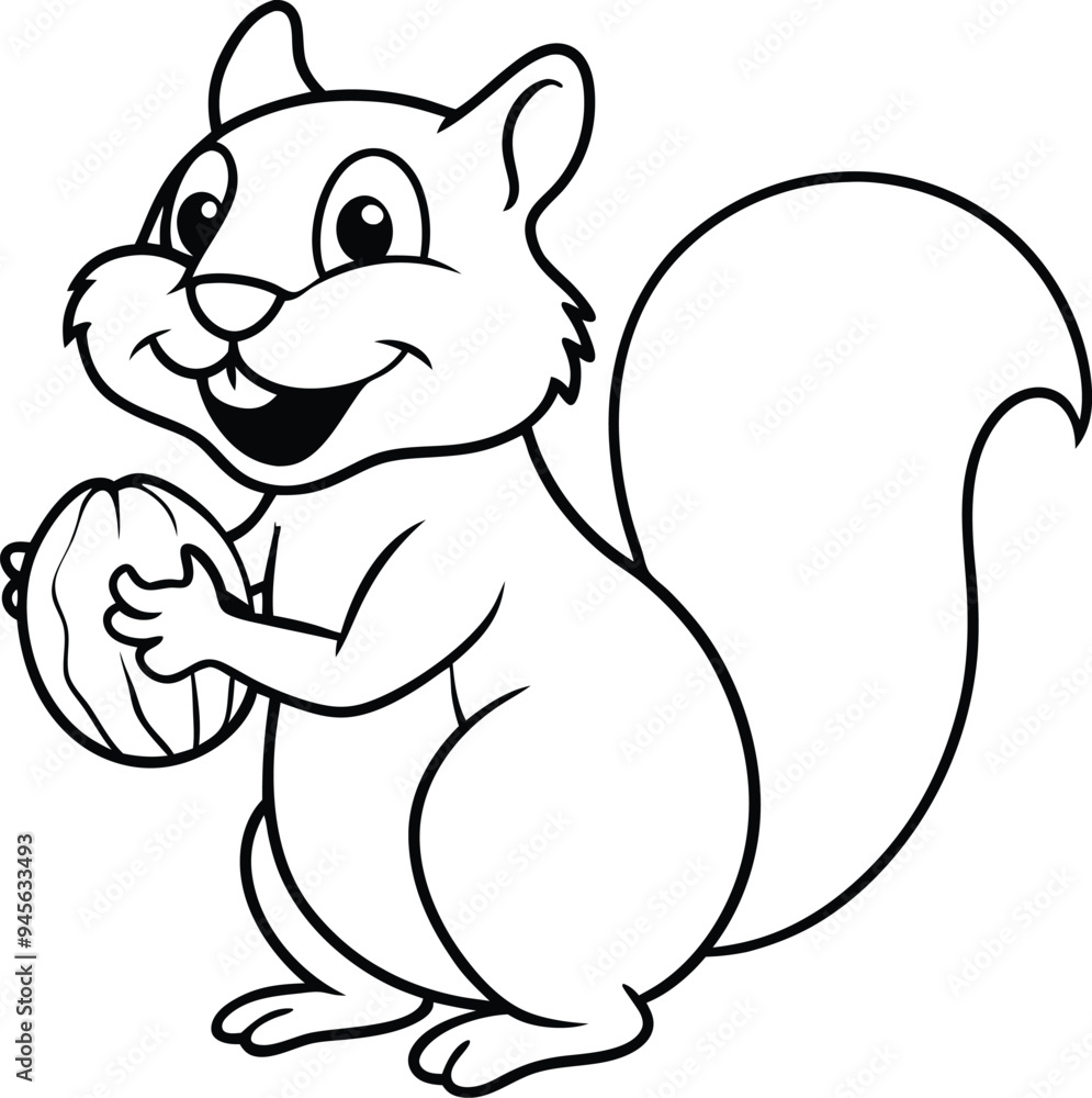 Chipmunk hugs a giant nut in this fun coloring book for kids fill in vibrant colors and bring the scene to life
Chipmunk hugs a giant nut in this fun coloring book for kids fill in vibrant colors and bring the scene to life