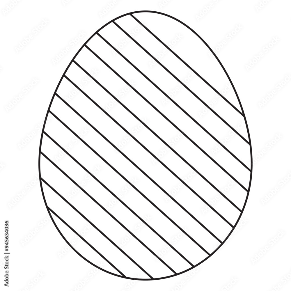 Hand Drawn Easter Eggs Illustration. Isolated Vector in Doodle Style Hand Drawn Easter Eggs Illustration. Isolated Vector in Doodle Style
