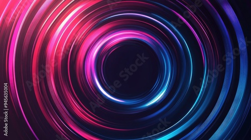 An abstract circular design ideal for contemporary UX graphic design flyers and banner presentations