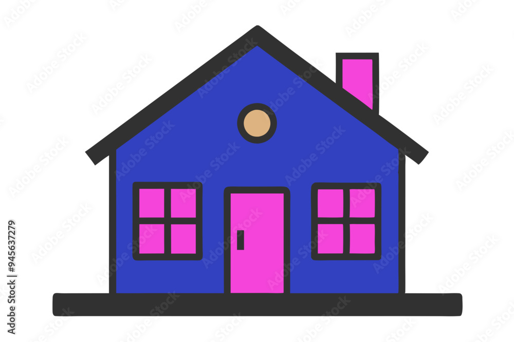 House Vector: High-Quality Illustrations for Real Estate and Design House Vector: High-Quality Illustrations for Real Estate and Design