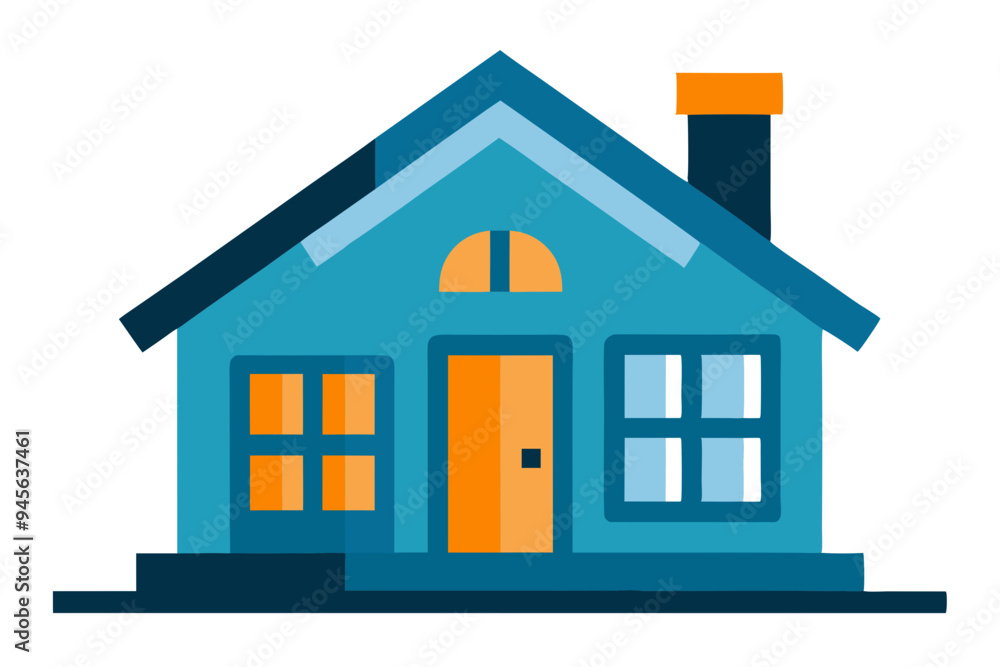 Modern House Vector Art: Ideal for Websites, Apps, and More Modern House Vector Art: Ideal for Websites, Apps, and More