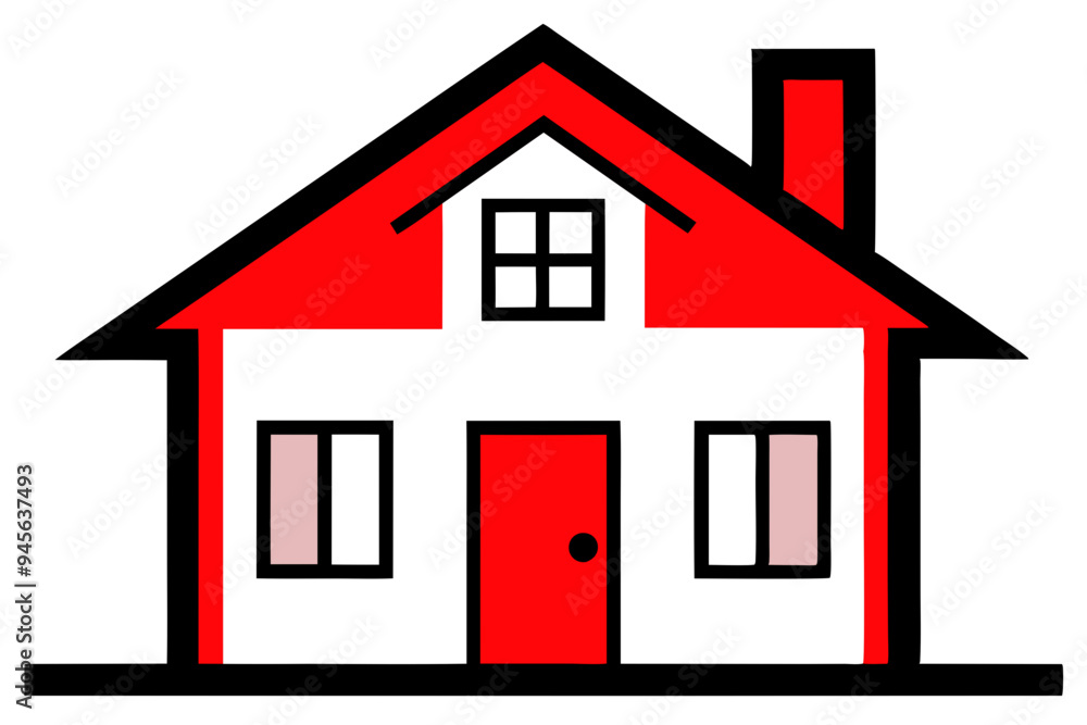 Modern House Vector Art: Ideal for Websites, Apps, and More Modern House Vector Art: Ideal for Websites, Apps, and More