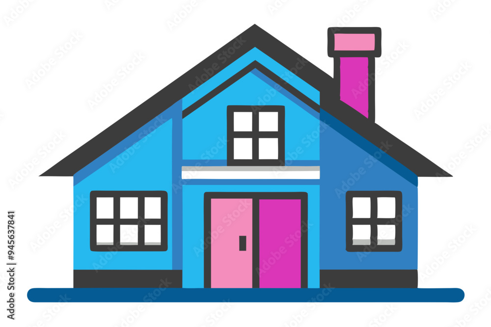 House Vector: High-Quality Illustrations for Real Estate and Design House Vector: High-Quality Illustrations for Real Estate and Design
