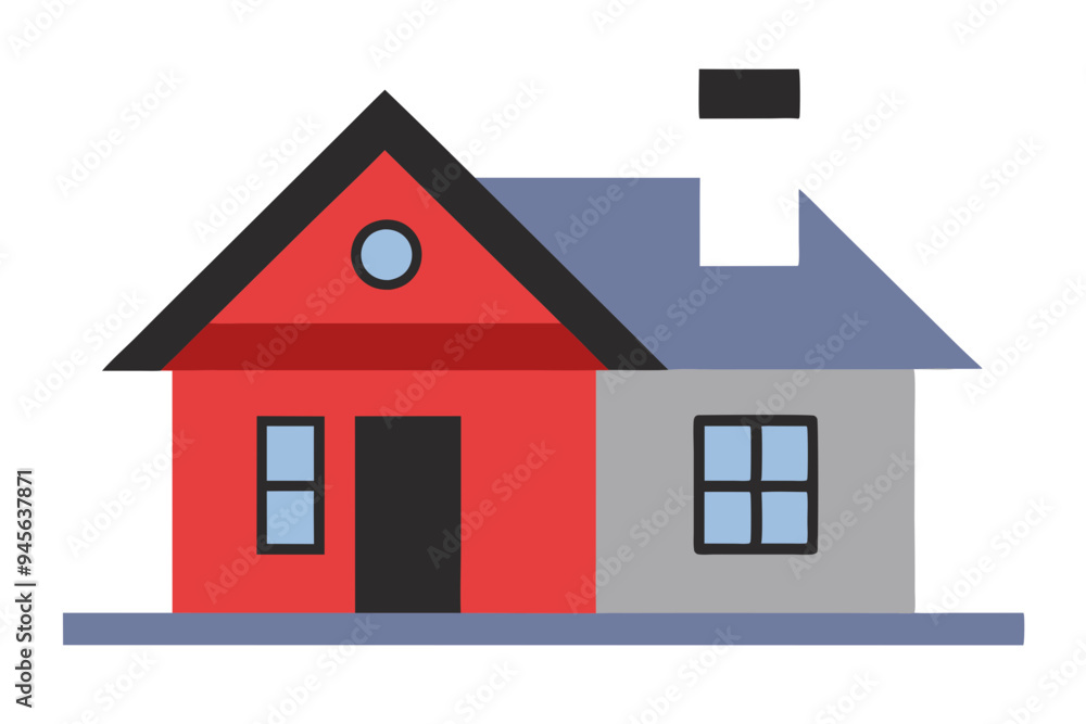 Modern House Vector Art: Ideal for Websites, Apps, and More Modern House Vector Art: Ideal for Websites, Apps, and More