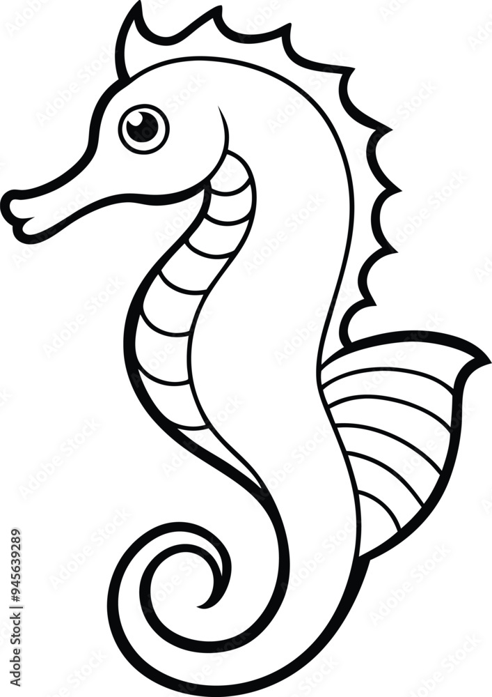 Sea horse with a curly tail brings vibrant underwater fun for kids to color and enjoy
Sea horse with a curly tail brings vibrant underwater fun for kids to color and enjoy
