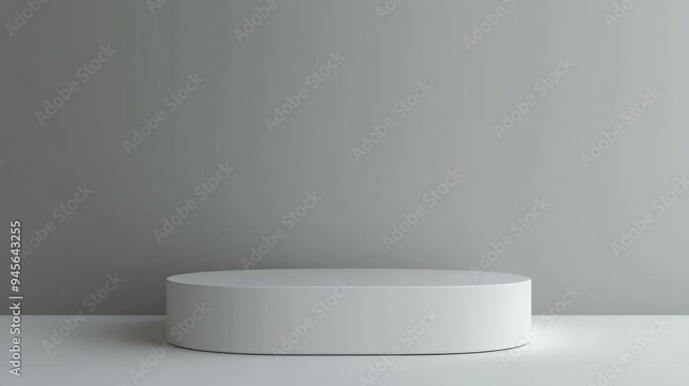 3D rendered display pedestal or platform blank product showcase 3D rendered display pedestal or platform blank product showcase