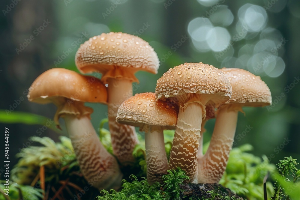 Champignon mushrooms vertical Champignon mushrooms vertical