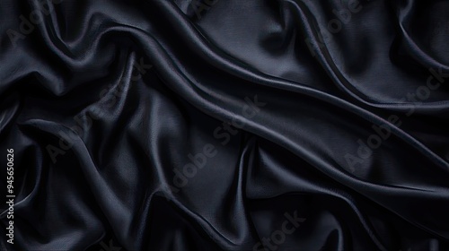 Wallpaper Mural Velvet black texture background with intricate shadows and highlights ultra-realistic high-definition smooth finish 8K cinematic lighting luxurious depth Torontodigital.ca