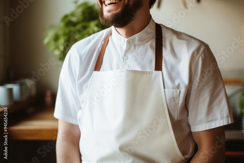 Kitchen adult apron man.