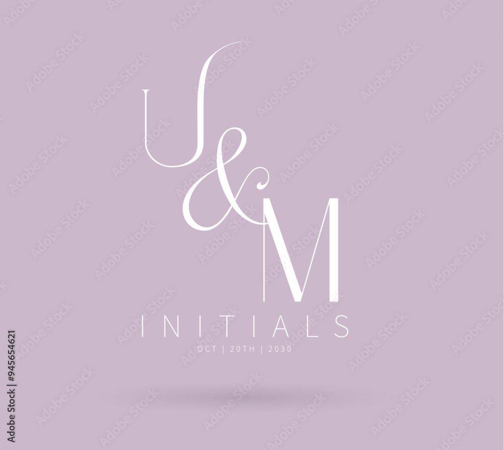UM Initial Letter Brand Logo, UM brand logo, UM monogram wedding logo, abstract logo design UM Initial Letter Brand Logo, UM brand logo, UM monogram wedding logo, abstract logo design