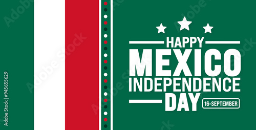 16 September Mexico Independence Day background or banner design template. día de la independencia méxico background. Holiday concept. Template for background, banner, card, poster, placard, design.