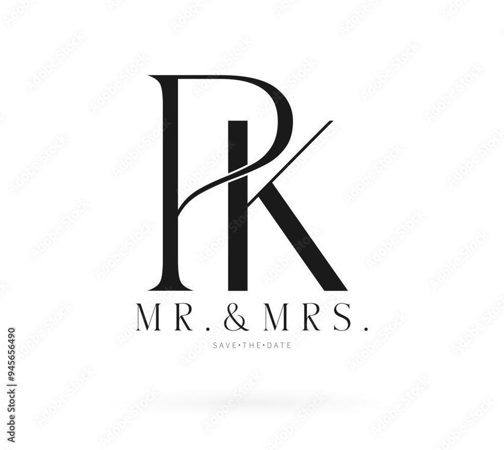 PK Typography Initial Letter Brand Logo, PK brand logo, PK monogram wedding logo, abstract logo design PK Typography Initial Letter Brand Logo, PK brand logo, PK monogram wedding logo, abstract logo design