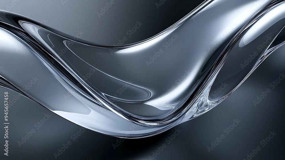 A smooth, polished glass background with a reflective, clear area for text A smooth, polished glass background with a reflective, clear area for text