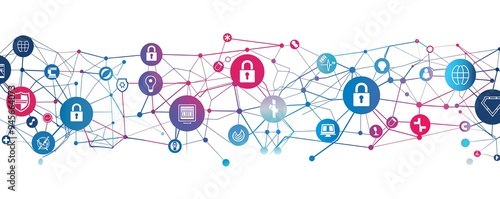 An abstract representation of cybersecurity in healthcare