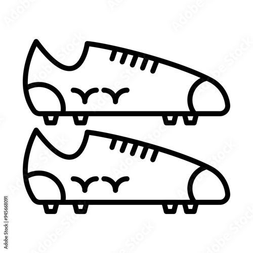 Soccer Cleats line icon