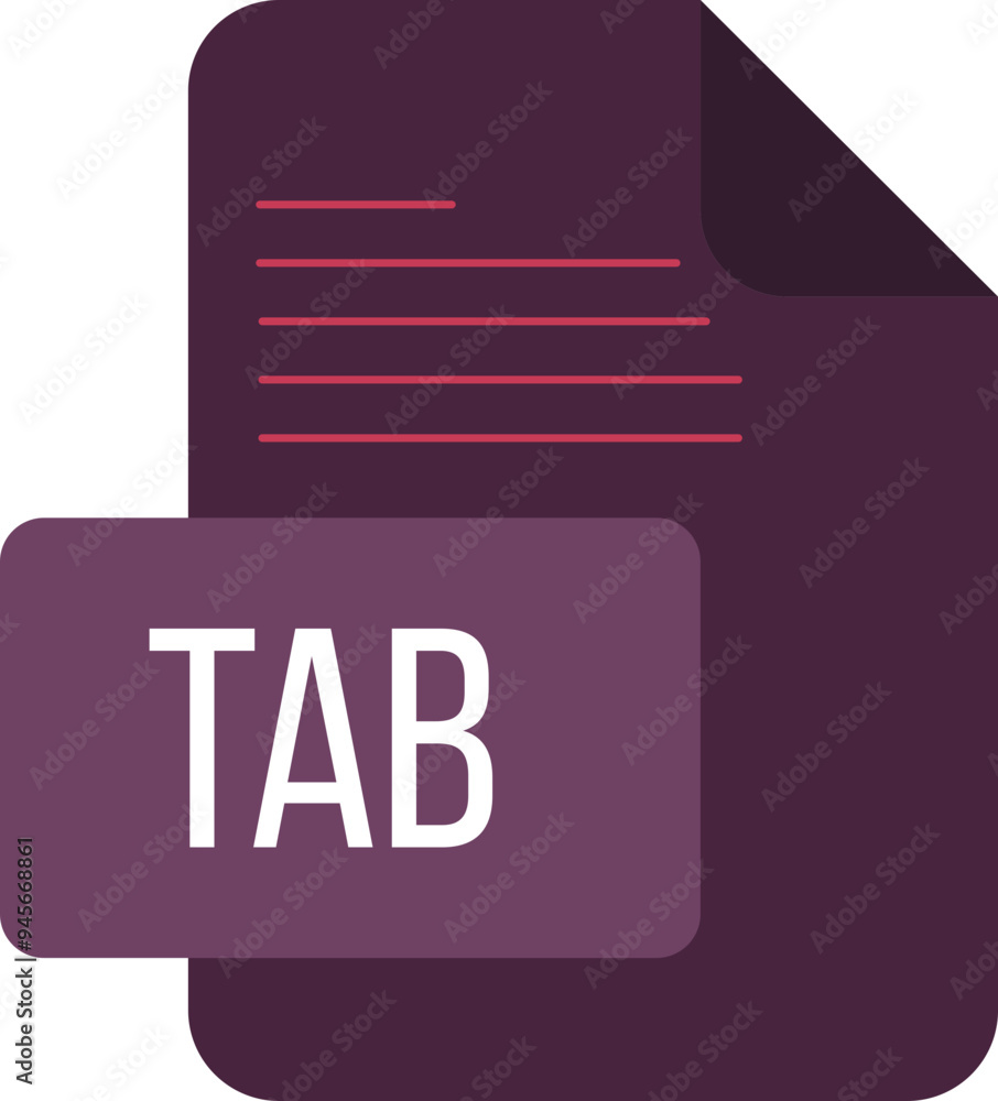 TAB ip icon black & grey fill with symbol TAB ip icon black & grey fill with symbol