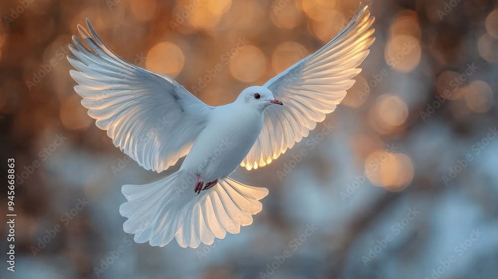 Majestic Bird Soaring Through Dreamy Clouds Majestic Bird Soaring Through Dreamy Clouds