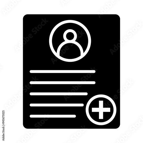 Sick Leave glyph icon