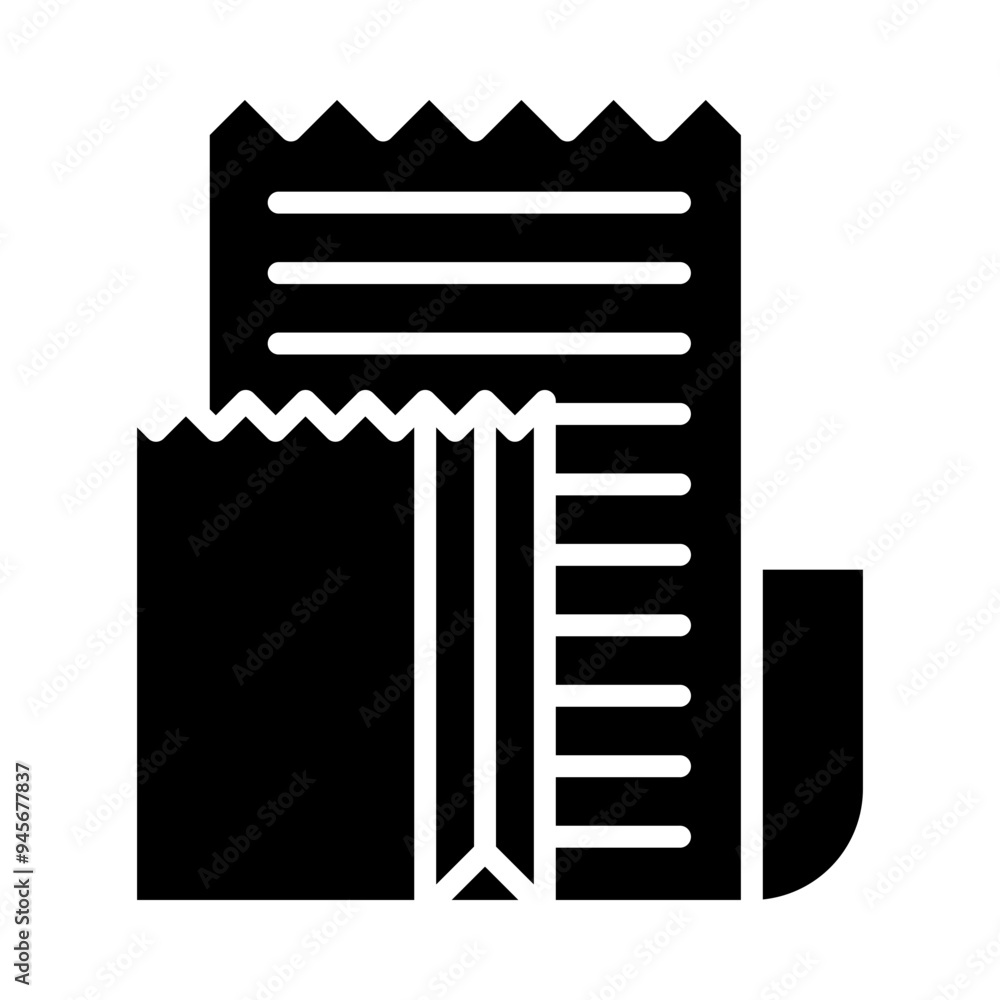 Shopping List glyph icon Shopping List glyph icon
