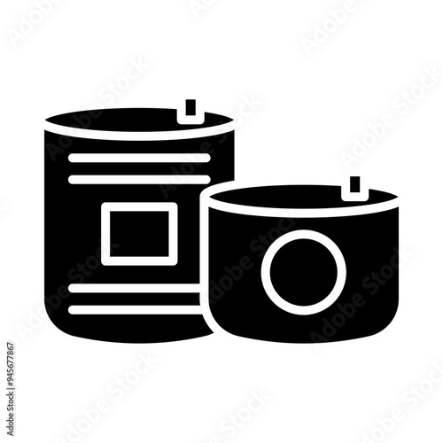 Canned Goods glyph icon
