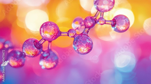 Covalent bonds and ionic interactions photo