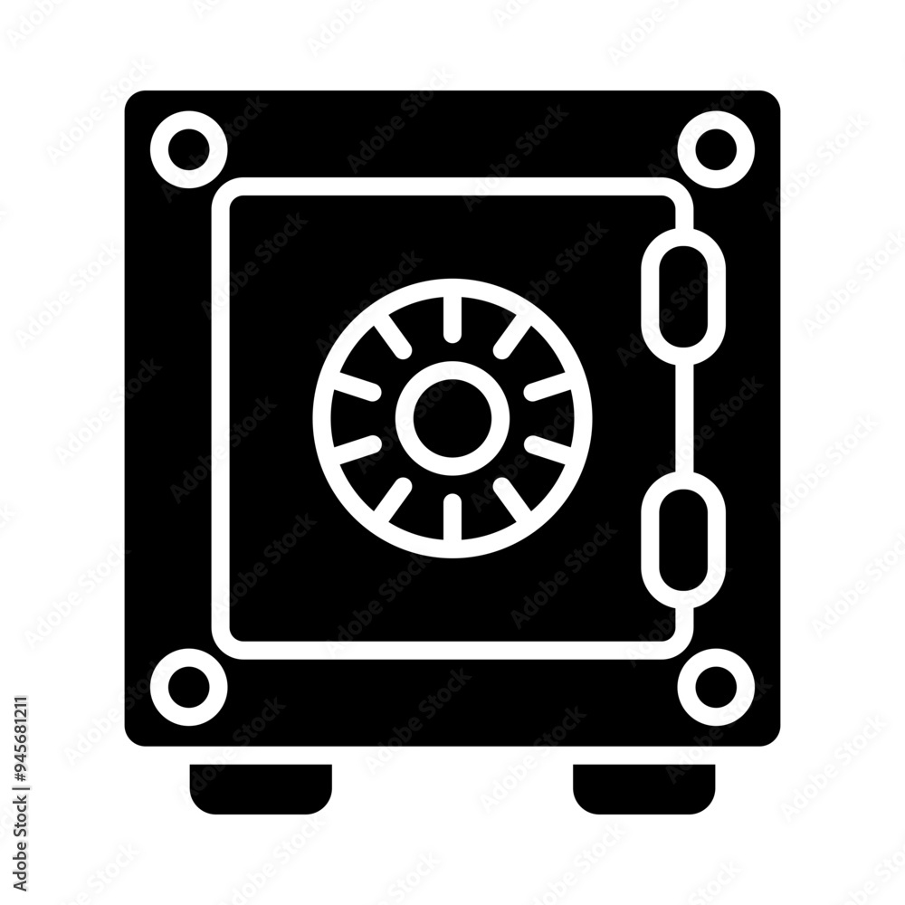 Bank Vault glyph icon Bank Vault glyph icon