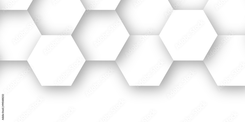 Hexagon white blank background desktop wallpaper abstract 3d vector AI format Hexagon white blank background desktop wallpaper abstract 3d vector AI format