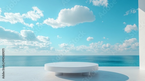 Wallpaper Mural Minimalistic Coastal Scene Torontodigital.ca