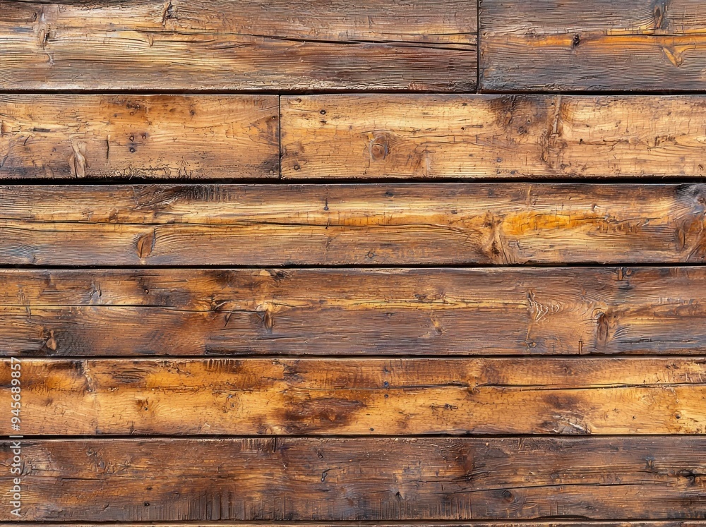 Wooden plank texture with natural grain and dark brown tones Generative AI Wooden plank texture with natural grain and dark brown tones Generative AI