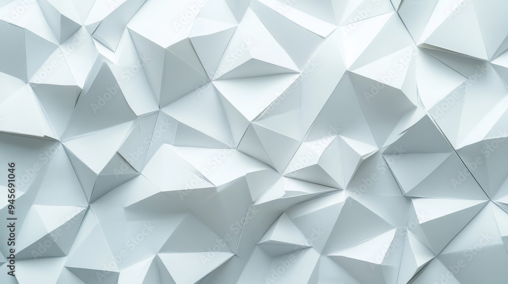 Geometric Abstract White 3D Background Geometric Abstract White 3D Background