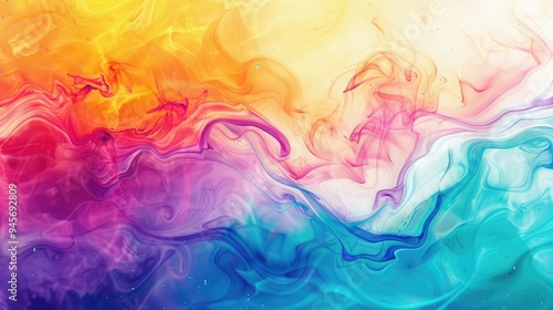 Colorful watercolor background with a beautiful resonance effect, water, colorful, vibrant, abstract,