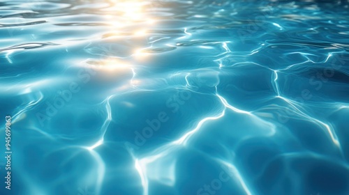 Abstract Water Surface with Glare