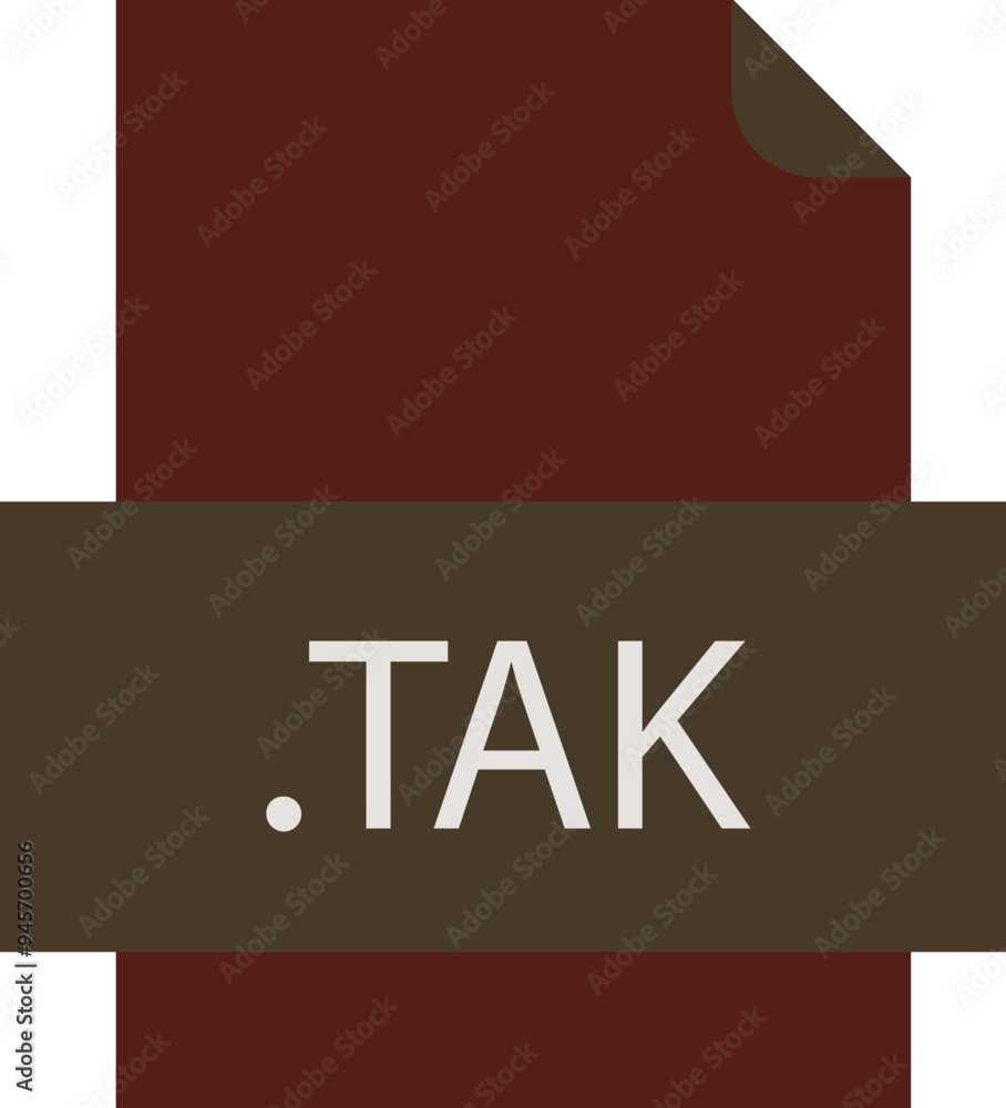 TAK File icon fill crisp corners with doted lines TAK File icon fill crisp corners with doted lines