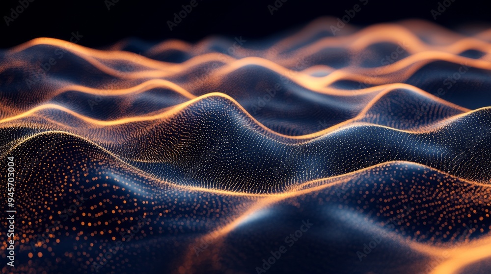 Abstract Digital Waves Abstract Digital Waves