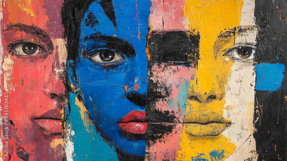Abstract Portrait Art Abstract Portrait Art