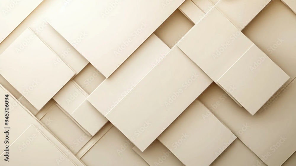 Abstract Geometric Layered Beige Background Abstract Geometric Layered Beige Background