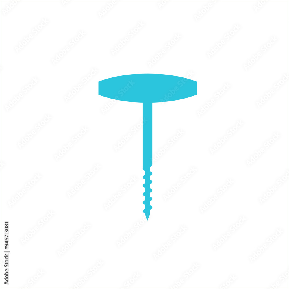 Hand hole drilling tool icon. Isolated on white background. From blue icon set. Hand hole drilling tool icon. Isolated on white background. From blue icon set.