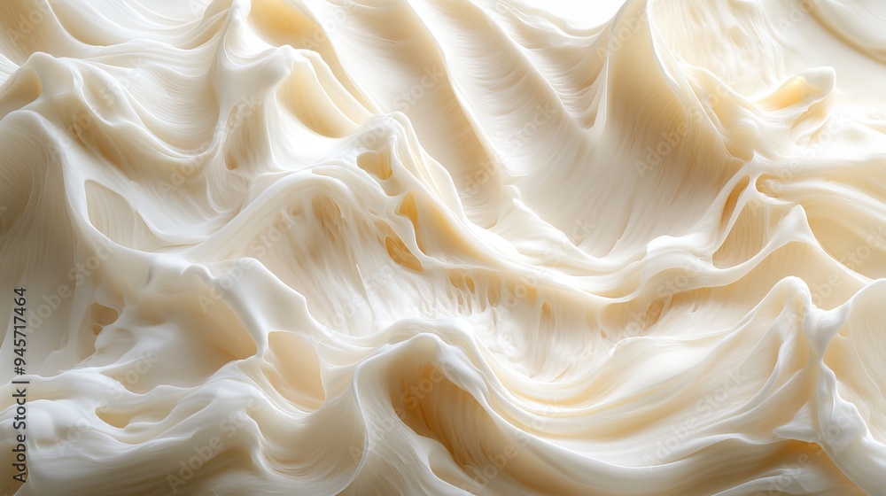 Creamy cascades resemble frothy waves, each layer as smooth as velvety yogurt. Creamy cascades resemble frothy waves, each layer as smooth as velvety yogurt.