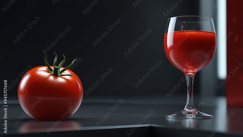 two glasses of wine with tomatoes two glasses of wine with tomatoes