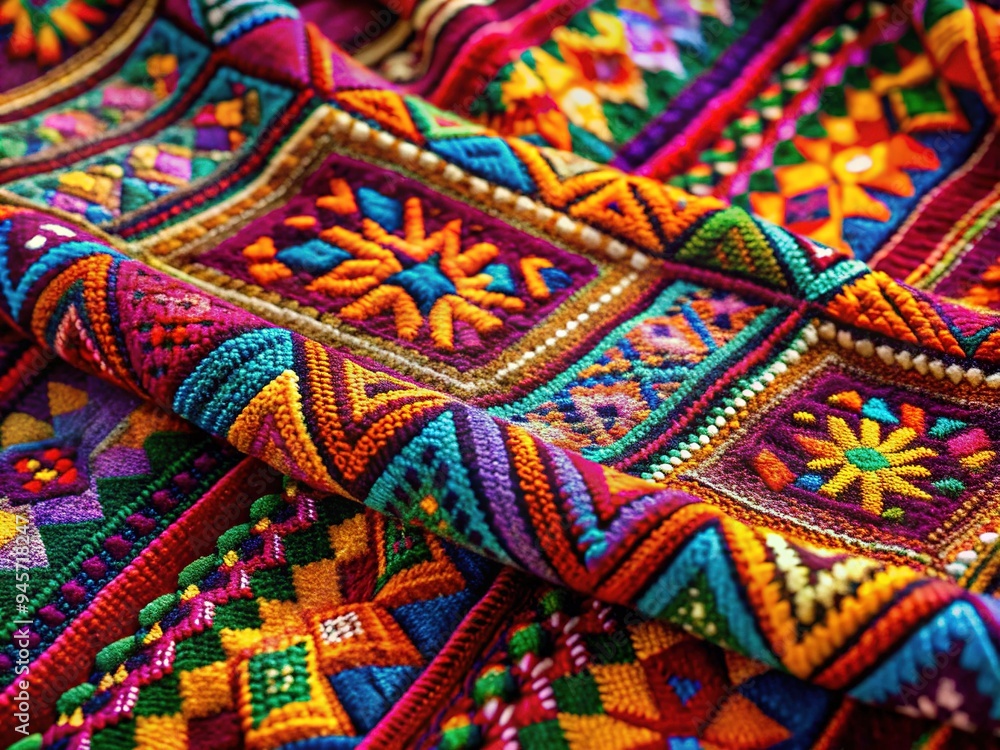 Vibrant hues and intricate patterns harmonize, entwining to create a tapestry of celebration, beckoning touch and captivating the senses with wonder. Vibrant hues and intricate patterns harmonize, entwining to create a tapestry of celebration, beckoning touch and captivating the senses with wonder.