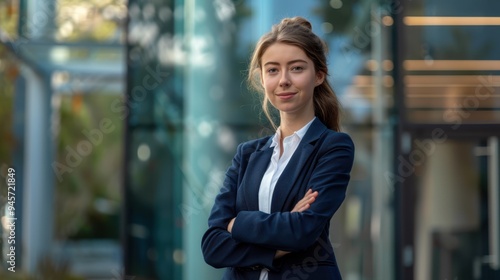 The confident businesswoman executive photo