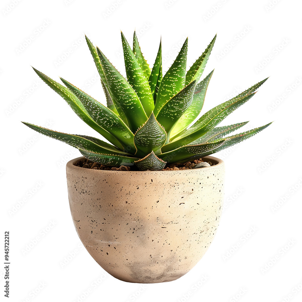 Flower in granite pot on transparent background Flower in granite pot on transparent background