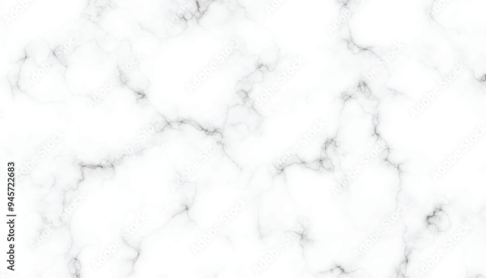 Fototapeta premium White luxury marble texture background. White marble stone texture with black cracks pattern.