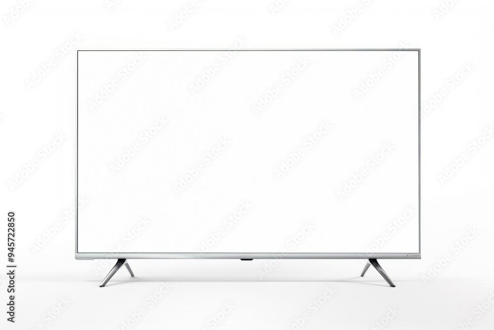 Television screen white background electronics. Television screen white background electronics.
