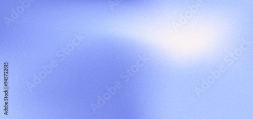 Winter aura gradient background with grain texture. Aesthetic blurry  cover design in pastel blue colors. Vector illustration