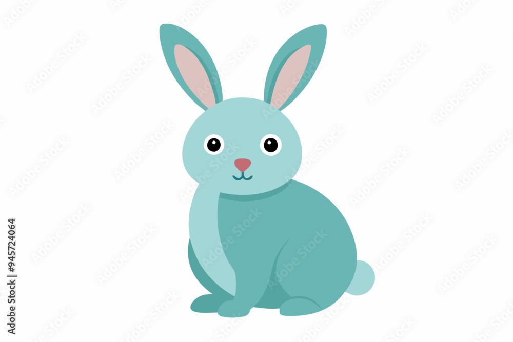 cute rabbit vector illustration white background cute rabbit vector illustration white background