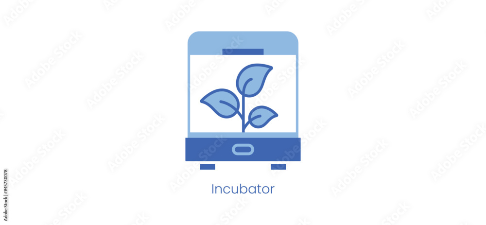 Incubator Vector Icon for Startup and Growth Support Incubator Vector Icon for Startup and Growth Support
