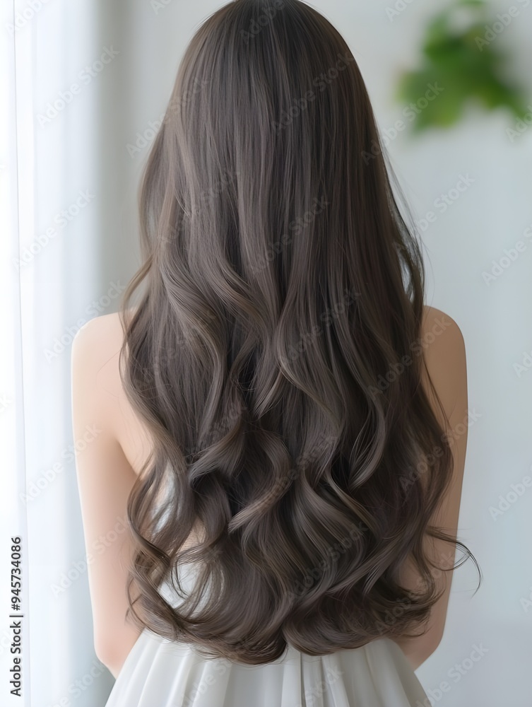 Fototapeta premium woman with hair